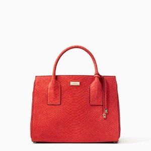 NWT Kate Spade PYTHON Elsie Exotic Street Meriwether